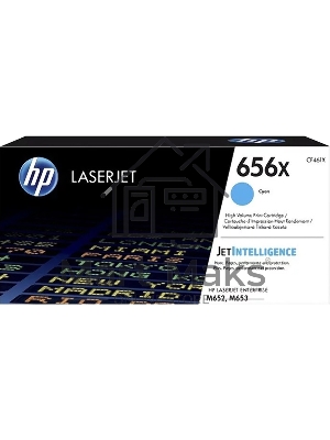 Картридж лазерный HP 656X голубой для HP CLJ M652/M653 (CF461X) 22000 стр