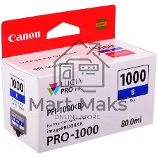 Картридж струйный CANON PFI-1000 B синий