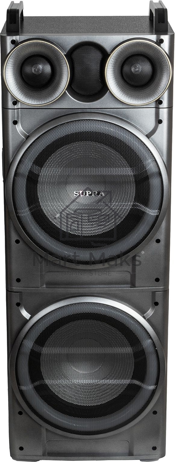 Минисистема SUPRA SMB-2150 черный 1200Вт FM USB BT SD (в комплекте: активн.+пассив.колонки)