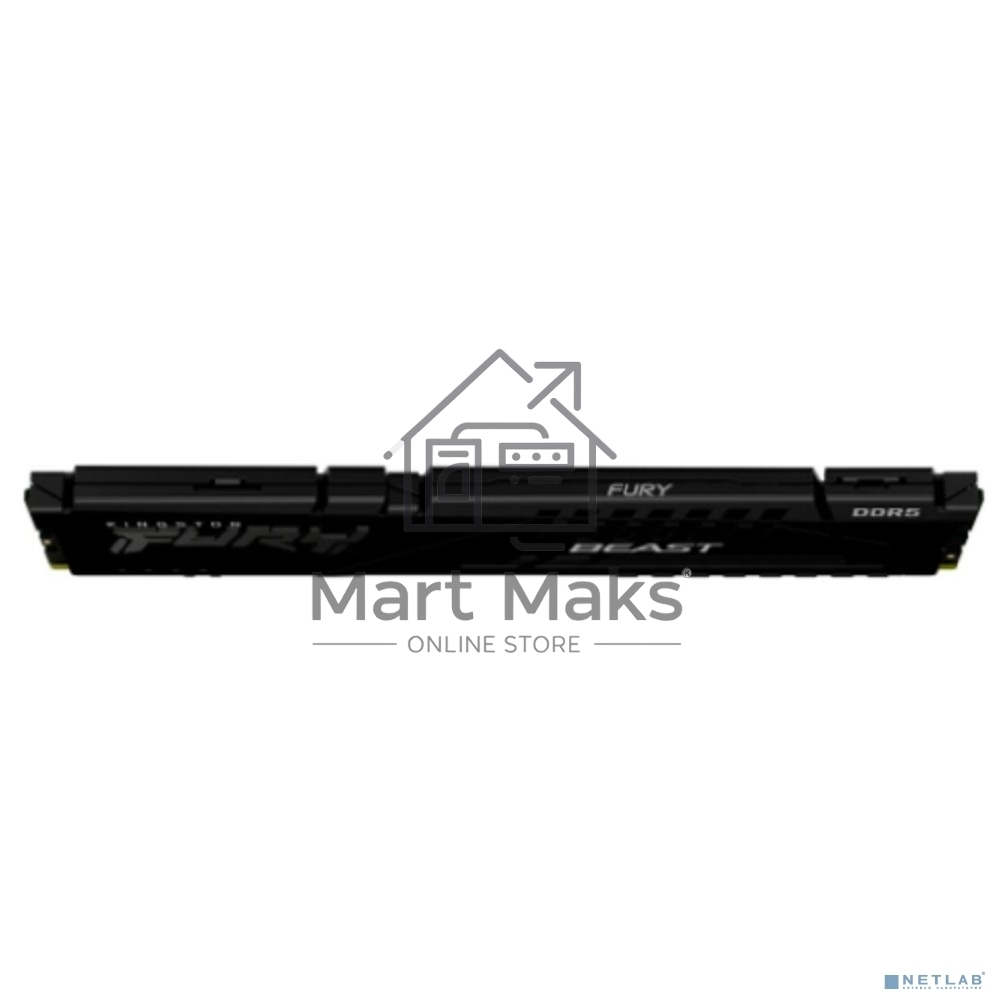 Оперативная память Kingston Fury Beast Expo, DDR5, 8GB (1x8GB), 5200MHz, CL36, DIMM, с радиатором, черный