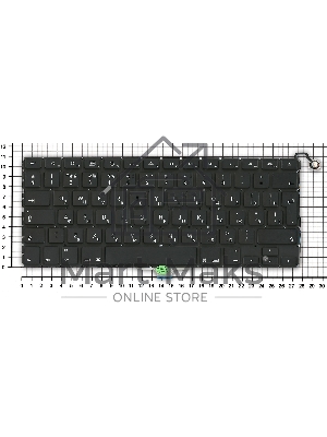 Клавиатура для ноутбука MacBook Air A1304 A1237 13.3 черная большой ENTER