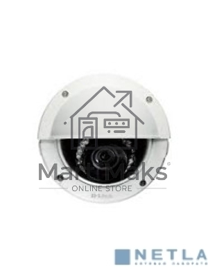 Видеокамера IP D-Link DCS-6513/A1A Внешняя купольная сетевая 3 МП Full HD-камера с поддержкой WDR, PoE и ночной съемки