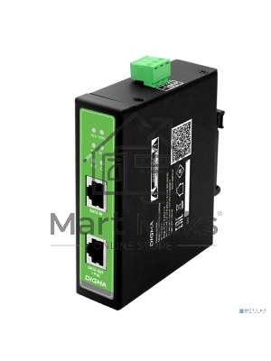Инжектор PoE Digma DNP90W48GDXM 10/100/1000BASE-T 90Вт 37-57В(DC)
