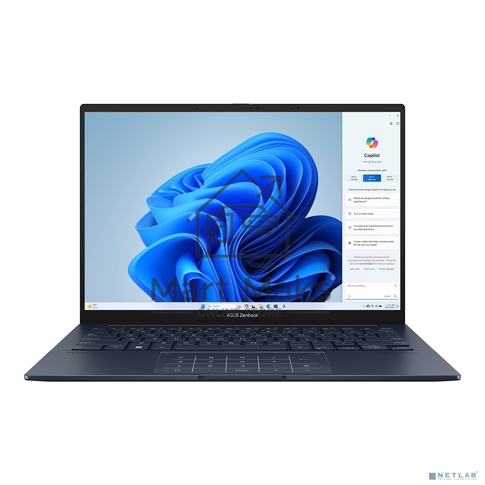 Ноутбук ASUS UX3405CA-PP188 синий 90NB14W1-M009N0 14