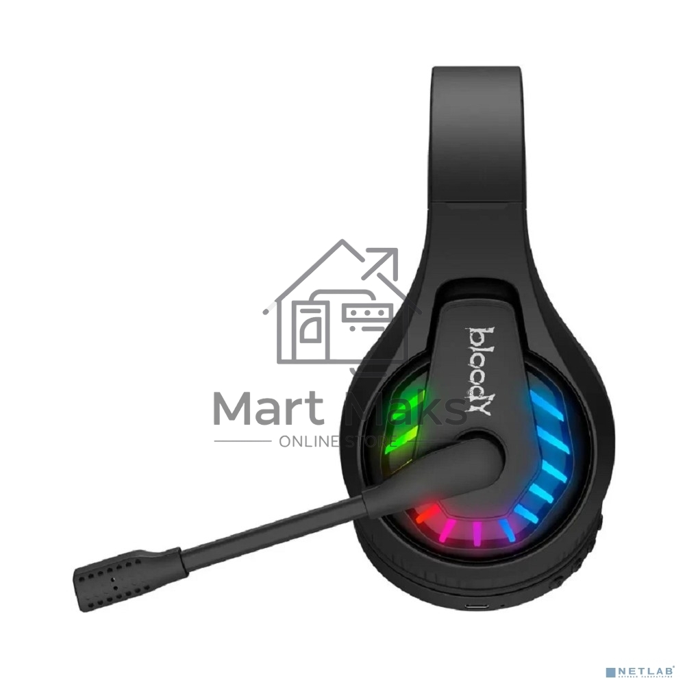 Наушники с микрофоном A4Tech Bloody GR230 черный накладные BT оголовье (GR230)