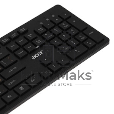 Клавиатура проводная Acer OKW122, USB, черный