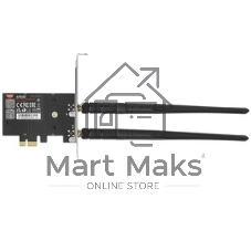 Сетевой адаптер Wi-Fi + Bluetooth Cudy WE3000S АХ5400 PCI Express (ант.внеш.съем) 2ант.