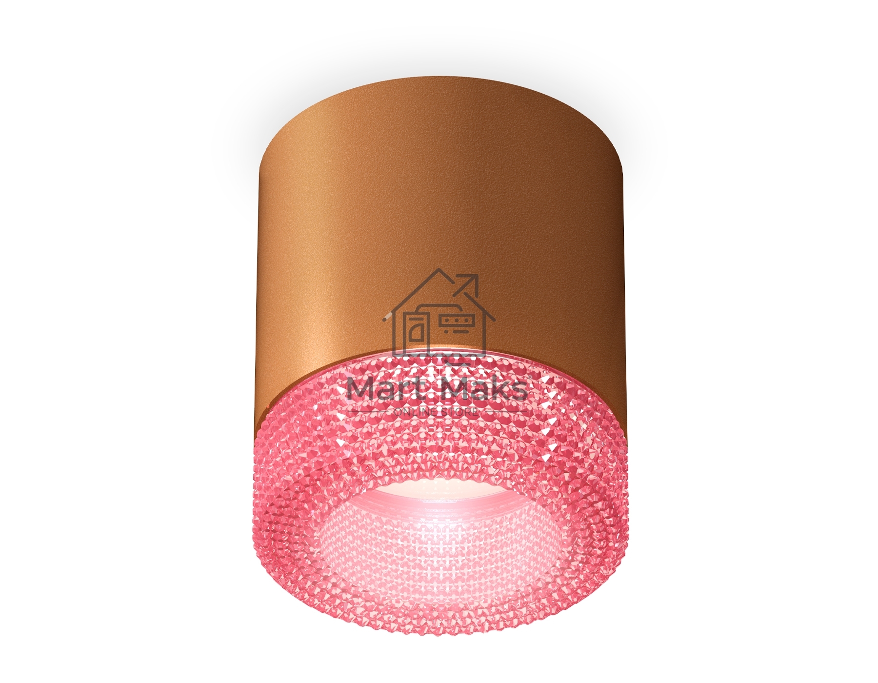 Светильник Ambrella Light XS7404030 SCF/PI кофе песок/розовый MR16 GU5.3 (C7404, N7193)
