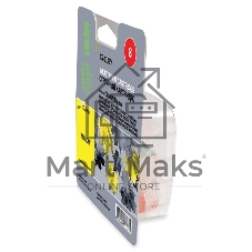 Картридж струйный Cactus CS-CLI8Y желтый (12 мл) для Canon Pixma iP4200, iP4300, iP4500, iP5100, iP5300, iP6600, iP6700, iP7500, iP7600, MP500, MP530, MP600, MP800, MP810, MP830, MP950, MP970, MX850, PRO-9000