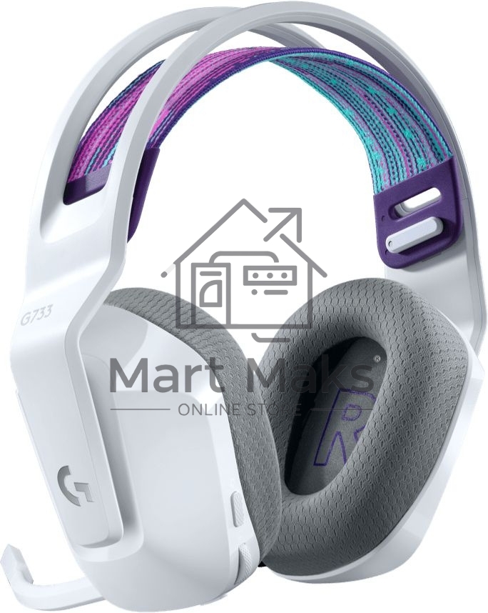 Наушники LOGITECH G733 LIGHTSPEED Wireless RGB Gaming Headset - WHITE - 2.4GHZ - EMEA