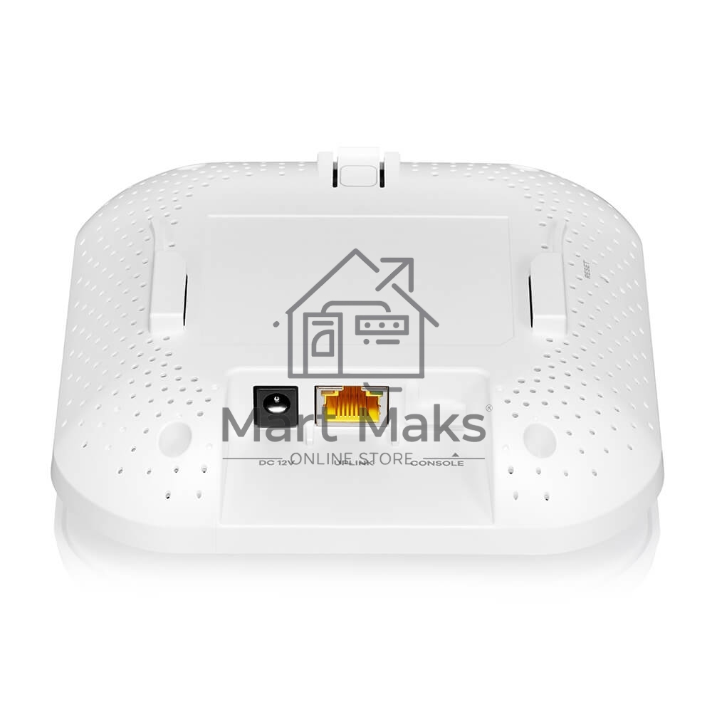Точка доступа Zyxel NebulaFlex NWA50AX PRO, WiFi 6, 802.11a/b/g/n/ac/ax (2,4 и 5 ГГц), MU-MIMO, антенны 3x3, до 575+2400 Мбит/с, 1xLAN 2.5GE, PoE, без поддержки Captive portal и WPA-Enterprise, защита от 4G/5G, БП в комплекте