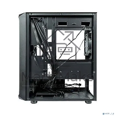 Компьютерный корпус Minitower mATX Eurocase 00-01003411 M205 4ARGb черный без БП закаленное стекло USB 3.0