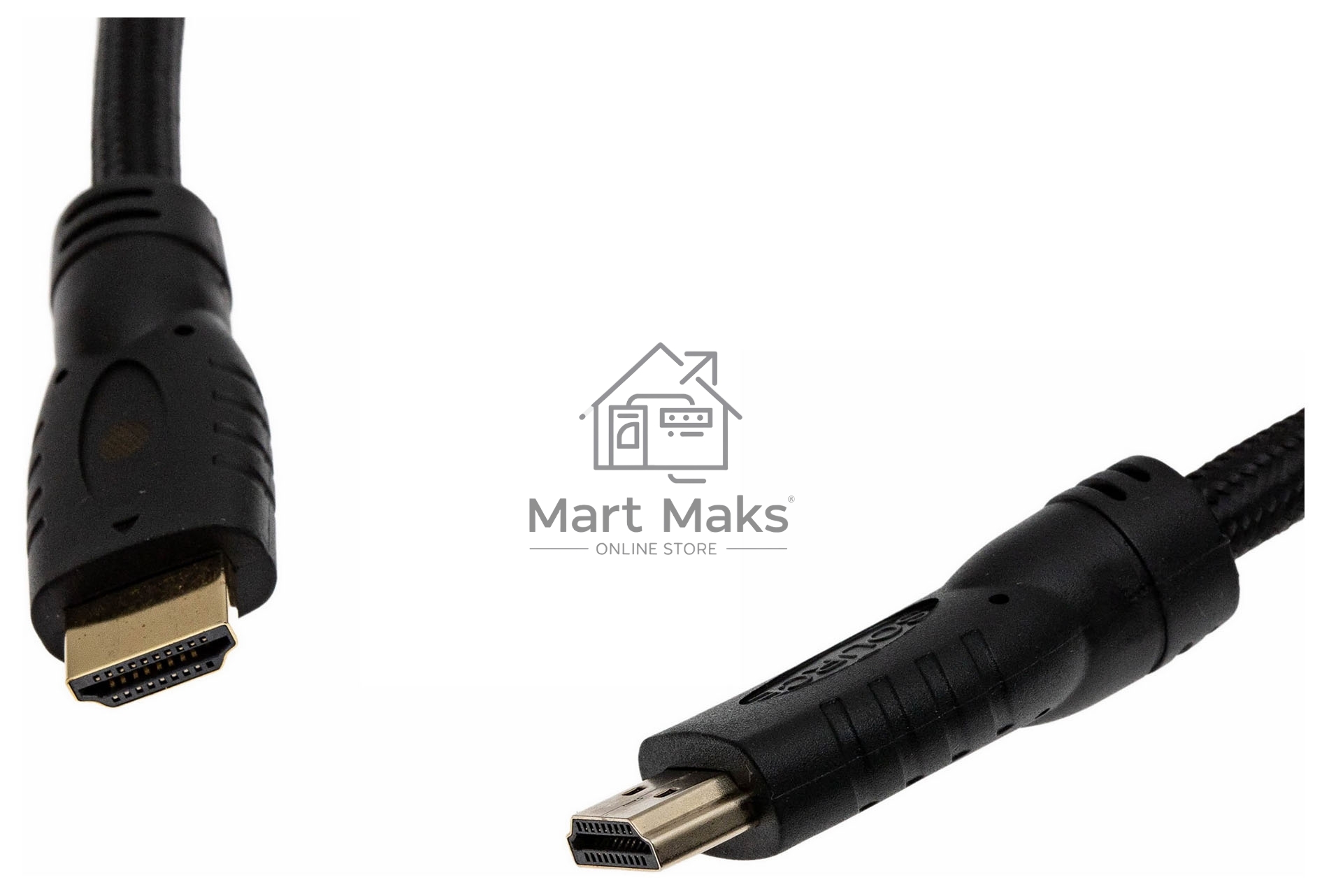Кабель аудио-видео Cactus CS-HDMI.2-10 HDMI (m)/HDMI (m) 10м. Позолоченные контакты черный