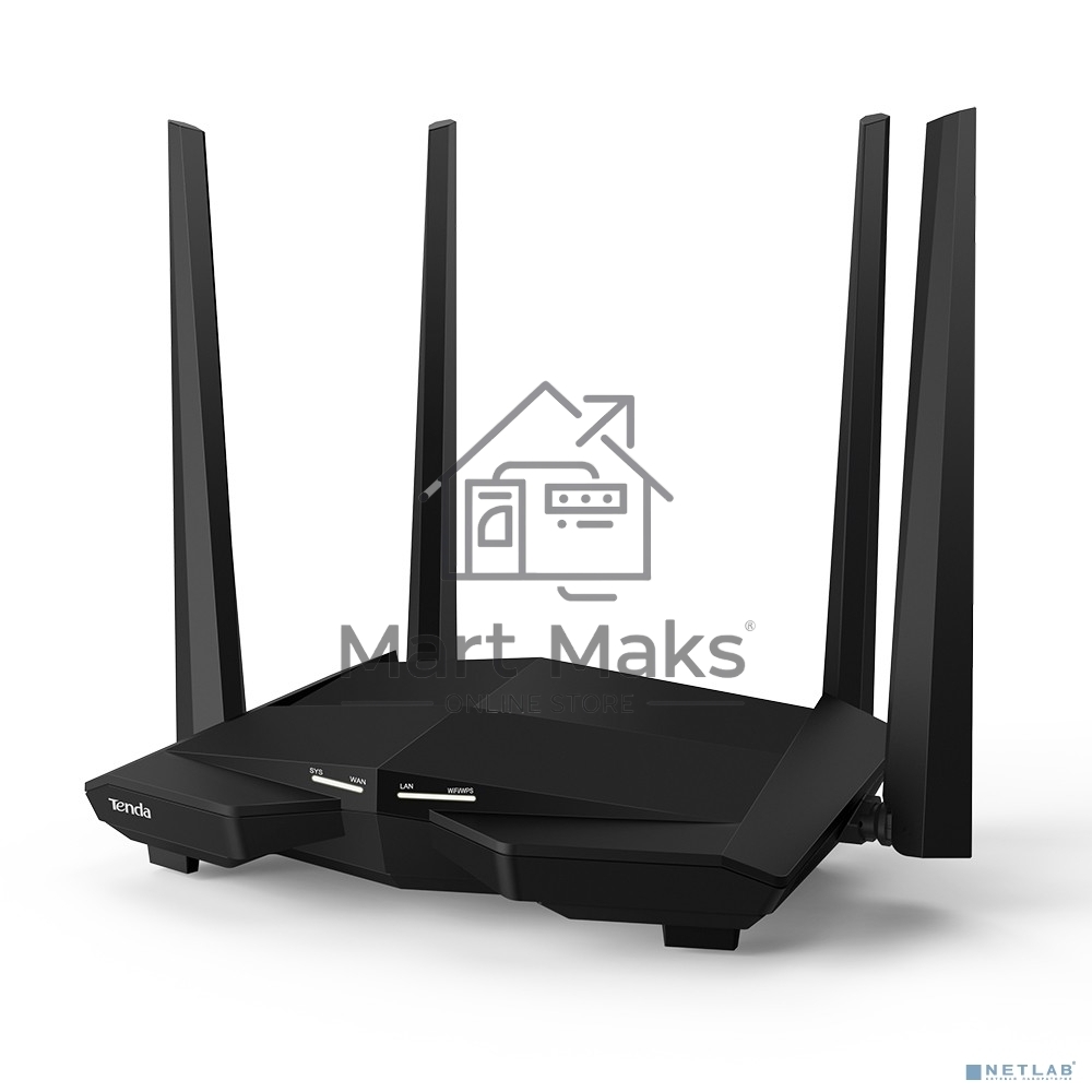 Маршрутизатор/роутер Wi-Fi TENDA 1200MBPS 1000M 3P AC10