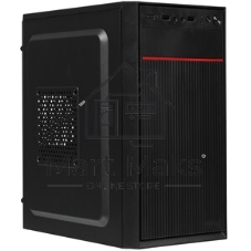 Компьютерный корпус Minitower ExeGate BAA-113-AAA400 (mATX, БП AAA400 с вент. 8см, 2*USB, аудио, черный)