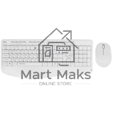 Комплект клавиатура+мышь Qumo Space K57/M75 беспроводной, USB, 1200 DPI, белый