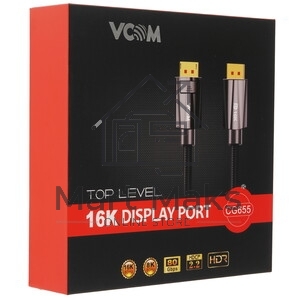 Кабель соединительный DisplayPort v1.4, 8K@60Hz, 5m, медь, VCOM CG635-5M