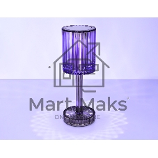 Настольная светодиодная лампа Ambrella light DE8071 GR серый LED RGB 3W (ПДУ RGB)
