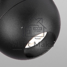 Трековый светодиодный светильник для однофазного шинопровода Ball Черный 8W 4200K LTB76