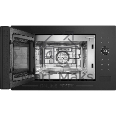 Встраиваемая микроволновая печь MAUNFELD XBMO252GB Matt черный, 25 л, 900 Вт, переключатели - сенсор, поворотный механизм