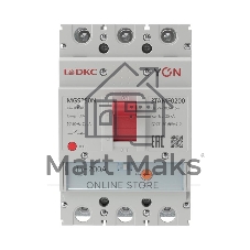 Выключатель автоматический MGS250 3P 160-200A 36kA YON MGS250N-3TAMF0200