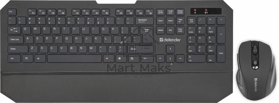 Клавиатура + мышь Defender Berkeley C-925 Nano B черный