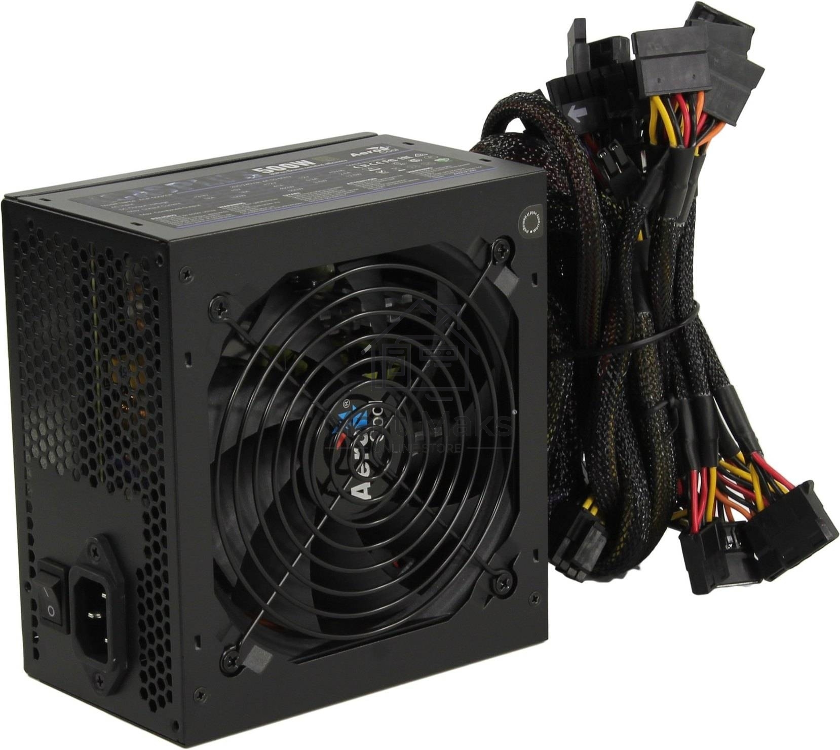 Блок питания Aerocool / Formula KCAS-500W PLUS RTL, 500Вт, 80 PLUS Bronze, 120мм, черный