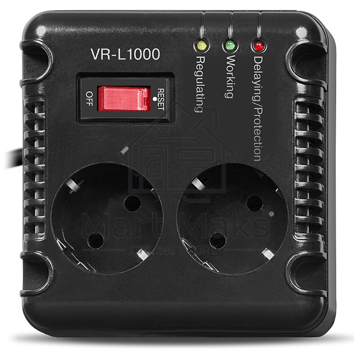 Сетевой фильтр SVEN Стабилизатор напряжения VR-L1000 SV-014872