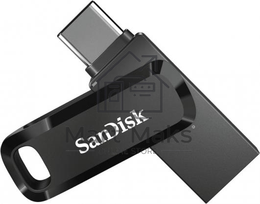 Флешка USB R/W R/W Sandisk 128Gb Ultra Dual Drive Go SDDDC3-128G-G46 USB3.1 черный