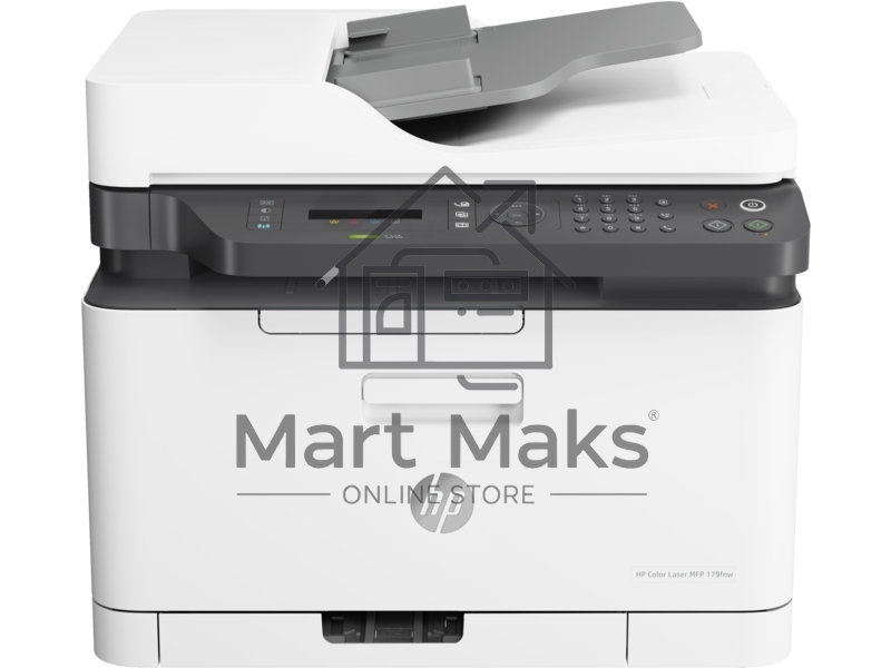 МФУ лазерный HP Color LaserJet 179fnw (4ZB97A), А4, цветной, печ. до 18 стр/мин. (ч/б) до 4 стр/мин. (цвет), скан. до 15 стр/мин. (ч/б) 6 стр/мин. (цвет), 600x600dpi, USB, RJ-45, Wi-Fi, Air Print, Mopria