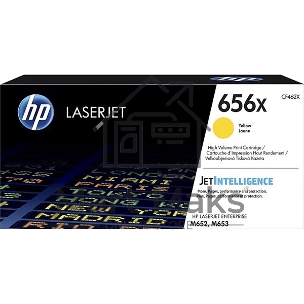 Картридж лазерный HP 656X High Yield Yellow для HP CLJ M652/M653 (CF462X) 22000 стр