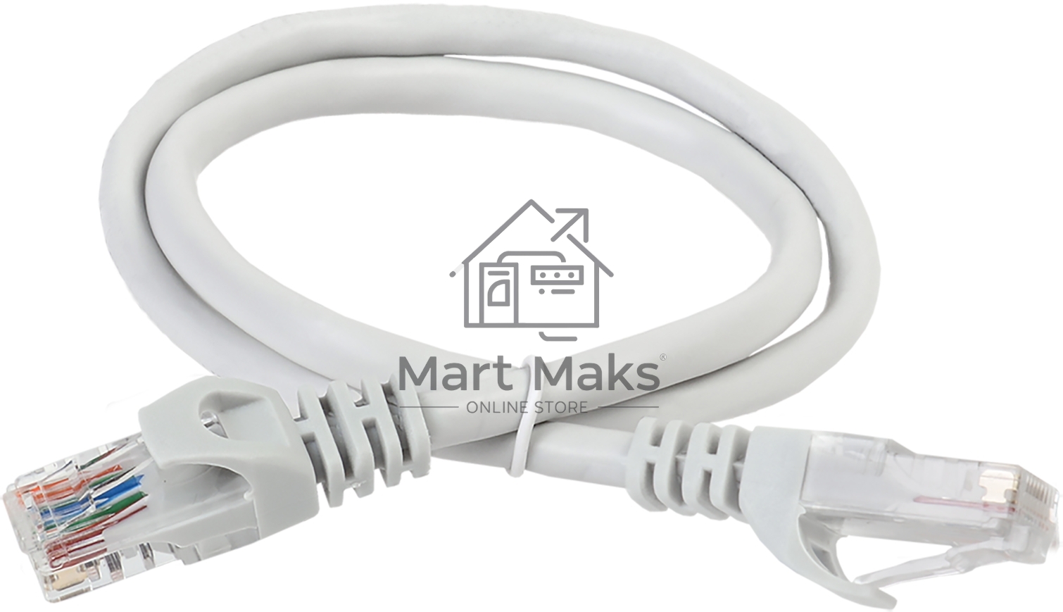 Патч-корд кат.5е UTP 2м сер. GENERICA ITK PC01-C5EU-2M-G