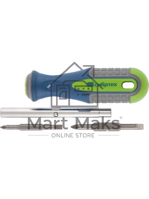 Отвертка Сибртех комбинированная SL5,0 / Ph1, SL6,0 / Ph2 Сибртех