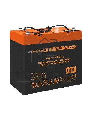 Комплект источника бесперебойного питания Exegate EX295995RUS + батарея 55Aч EX285652RUS 1шт (инвертор, синус, для котла, настенный) ExeGate FineSine SX-500.LCD.AVR.2SH <500VA/300W, чистая синусоида, цветной LCD-дисплей, AVR, 2*Schuko, линейно-интерактивн