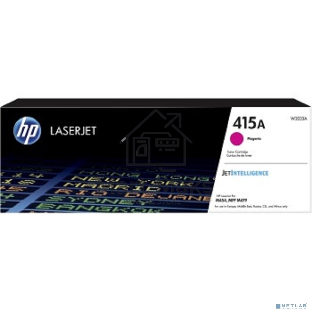Картридж лазерный HP 415A W2033A пурпурный для HP HP LJ M454/MFP M479 (2100стр.)