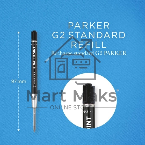 Стержень шариковый Parker QuinkFlow Basic Z09 (CW2168602) M 1мм, черные чернила, без упаковки