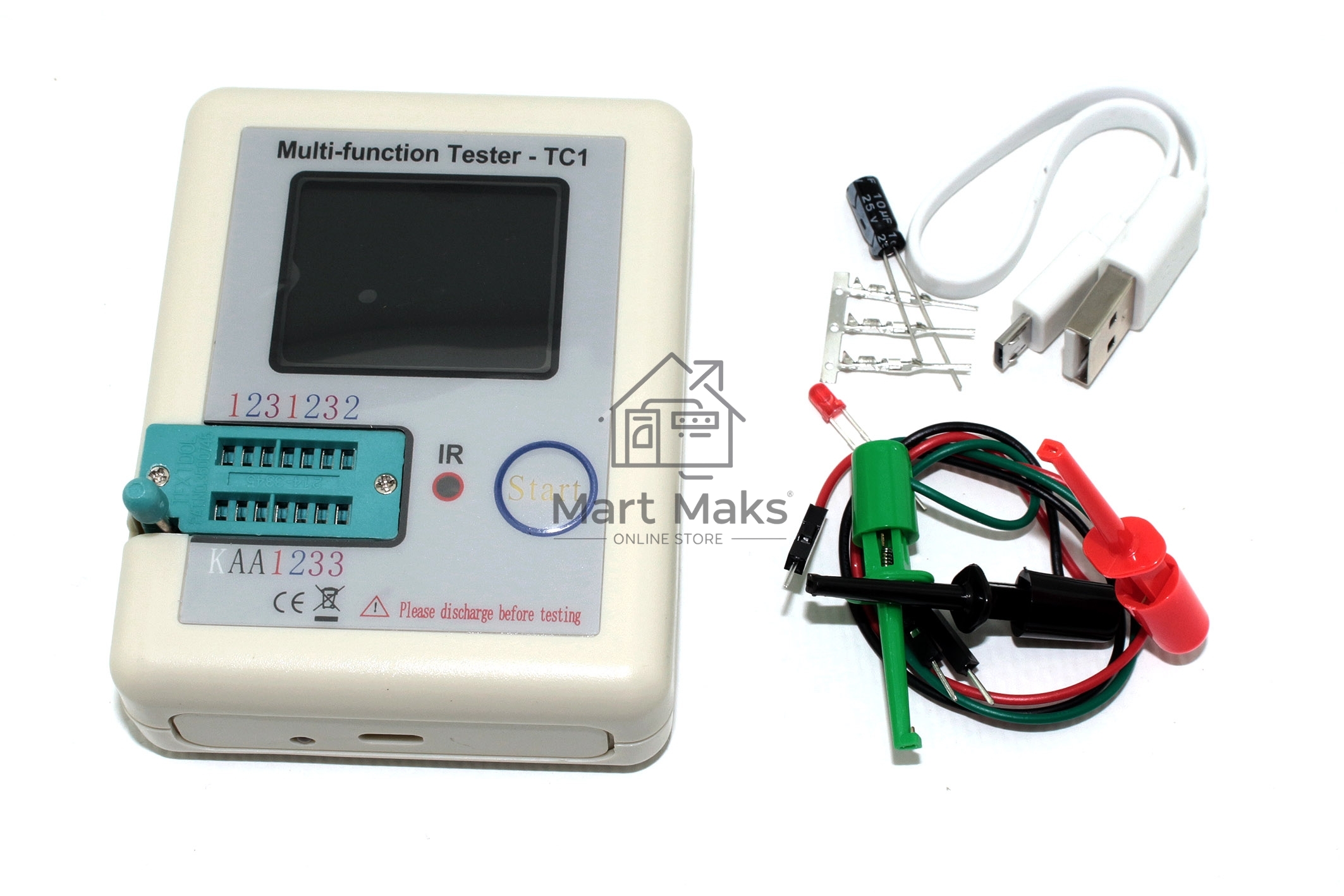 Тестер транзисторов FNIRSI LCR-TC1