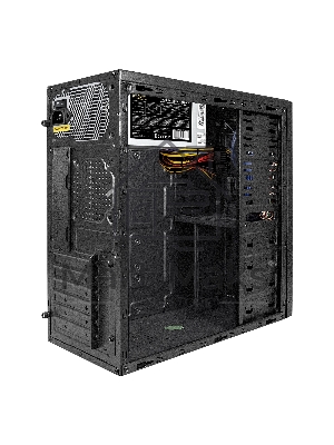 Компьютерный корпус Miditower ExeGate XP-330U-UNS500 (ATX, БП UNS500 с вент. 12см, 2*USB/2*USB 3.0, аудио, черный)