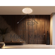 Потолочный светодиодный светильник Ambrella light FZ1751 WH белый IP20 41W 3000-6500K 380*80 (ПДУ ИК)