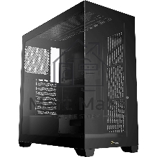 Компьютерный корпус Ocypus Gamma C72 BK ATX/win/black/no PSU/Tempered Glass