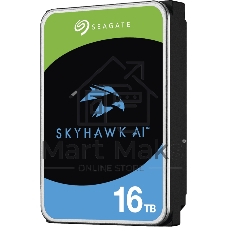 Жесткий диск HDD Seagate SkyHawk AI 16Tb 7200rpm SATA 512Mb 3.5