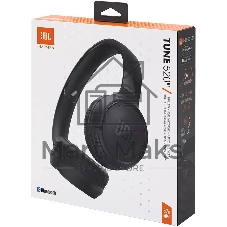 Беспроводные наушники JBL Tune 520BT черный, накладные, Bluetooth, складная конструкция, быстрая зарядка