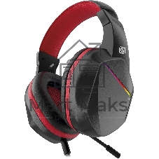 Гарнитура Oklick HS-L335G чёрный, проводная, USB-C/3.5 мм