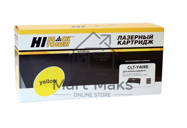 Расходные материалы Hi-Black CLT-Y409S Картридж для Samsung CLP-310/315 Y 1K с чипом