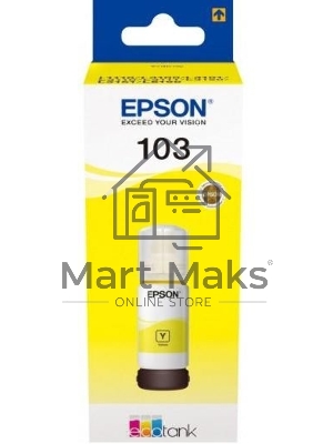 Чернила Epson 103Y C13T00S44A желтый (65 мл) для Epson L3100/3110/3150