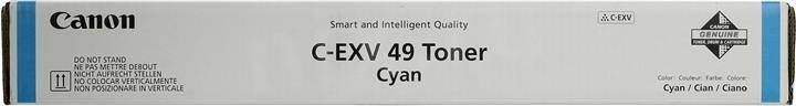 Картридж лазерный Canon C-EXV49C (8525B002) голубой (19 000 стр.) для Canon imageRUNNER ADVANCE серий C3300, C3500, DX C3700, DX C3800