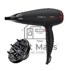 Фен Endever Aurora-472 черный, 2400 Вт, ионизация