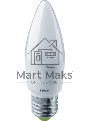 Лампа светодиодная Navigator NLL-C37-8.5-230-4К-E27-FR