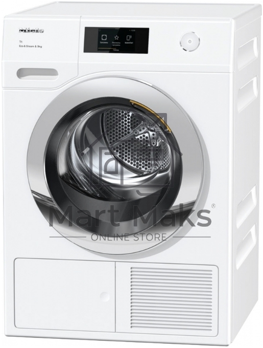 Сушильная машина Miele TCR790WP белый, 9 кг, сушка - тепловой насос, программ - 21, 59.6 x 85 x 63.6 см
