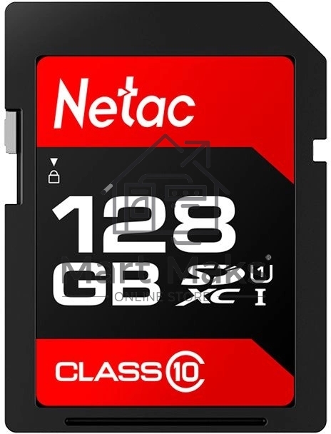Флеш карта Netac P600 SDHC 128GB U1/C10 up to 80MB/s, retail pack